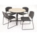 Regency Hospitality Four Zeng Chairs with Round Table