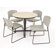 Regency Hospitality Four Zeng Chairs with Round Table