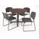 Regency Hospitality Four Zeng Chairs with Round Table