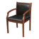 Regency Regent Wood and Leather Guest Side Chair