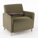 Lesro Ravenna Series Lounge Chair with Casters