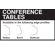 Lesro Contemporary Series  Oval Conference Table (Split Curved Panel Base)