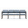 Lesro Lenox Four Seats with Open Back