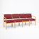 Lesro Lenox Four Seats with Wood Leg