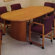 Lesro Contemporary Series 96"  Oval Conference Table (curved panel base)