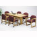 Lesro Contemporary Series 96" Rectangular Conference Table with Radius Profile (Trestle Base)