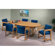 Lesro Contemporary Series 72" Oval Conference Table (Trestle Base)