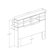 South Shore Cosmos Bookcase Headboard