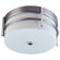 Maxim Lighting Luna Flush Mount in Brushed Metal - Energy Star
