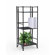 Convenience Concepts XTRA Storage 3 Tier Folding Shelf in Black