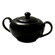 Ten Strawberry Street Black Rim 8 oz. Sugar Bowl with Lid