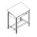 Shain Fiberesin Adjustable Drafting Table with Drawer