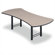 ABCO 144" Wide Presentation Top Conference Table with Slab Base
