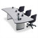 ABCO 72" Presentation Top Conference Table with Curved Plinth Base