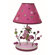 Lambs & Ivy Raspberry Swirl Lamp with Shade