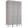 Penco Vanguard Lockers - Six Tier - 3 Sections (Assembled) with optional Slope Top Kit, Front and End Bases
