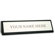 Dacasso 1000 Series Classic Leather Name Plate in Black
