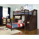 NE Kids School House L-Shaped Bunk Bed with Desk and Stairs