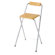 ORE Furniture Folding Bar Chair in Silvertone (Set of 2)