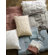 Blissliving Home Opera Pillow in White / Dove Grey