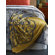 Blissliving Home Medallion Throw Reversible in Storm Grey / Mustard
