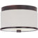 ET2 Elements Tempered Glass Flush Mount