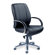 Mayline Group Mercado Mid-Back Leather Office Chair with Arms