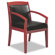 Mayline Group Leather Back Mercado Series Wood Office Chair