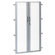 Mayline Group Wall Storage Hutch Bookcase Cabinet Doors, 36" x 68"
