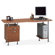 Mayline Group Desk Workstation, Box/File, 63"x28-3/4"x29", Medium Cherry