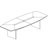 Mayline Group Corsica 7" Standard Desk Office Suite