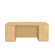 Mayline Group Luminary Double Pedestal Bow Front Desk