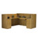 Mayline Group Luminary Reception Station with Return and File Pedestals