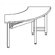 Mayline Group Conclave: 67" x 24" Crescent Meeting/Training Table