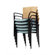 Source Seating Cache Out Stacking Chair (Upholstered Seat with Wood Back)