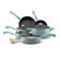 Paula Deen Porcelain Nonstick Aluminum 15-Piece Cookware Set