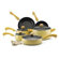 Paula Deen Porcelain Nonstick Aluminum 15-Piece Cookware Set