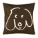 Crypton Doodle Dog Twig Pillow