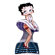 Advanced Graphics Betty Boop-White Dress Life-Size Cardboard Stand-Up