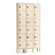 Republic Quick Ship: Box Locker - Six Tiers - 3 Sections (Unassembled)