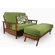 Strata Furniture Carriage Durango Loveseat and Ottoman Futon Frame
