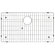 Kraus Stainless Steel 27.5" Bottom Grid for Kitchen Sink