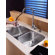 Kraus 32" Undermount 50/50 Double Bowl Kitchen Sink with 18.5" Faucet and Soap Dispenser