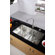 Kraus 33" Undermount 50/50 Double Bowl Kitchen Sink with 13.4" Faucet and Soap Dispenser