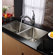 Kraus 33" Undermount 70/30 Double Bowl Kitchen Sink with 11" Faucet and Soap Dispenser