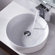Kraus Combos Round Ceramic Sink and Single Hole Faucet with Single Hande