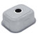 Kraus 18 inch Undermount Single Bowl Stainless Steel Kitchen Sink
