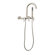 Giagni Contemporary Wall Mount Tub Faucet Trim Metal Lever Handles with Hand Shower
