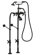 American Bath Factory 90 Series Double Handle Floor  Mount Clawfoot Tub Faucet