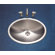 Houzer Club Topmount Oval Bathroom Sink in Satin